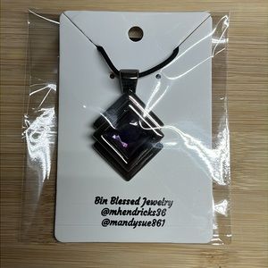 Lia Sophia Slide with purple gem